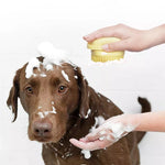 Pet Brushes Bath Massage Brush Shampoo Dispenser